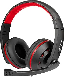Edatalife Stereo Gaming Headset For Playstation 4 Pc And Xbox One Noise Canceling Mic Surround Bass With Soft Earbuds Gaming Laptop (Red) Dl-1700C, Wired