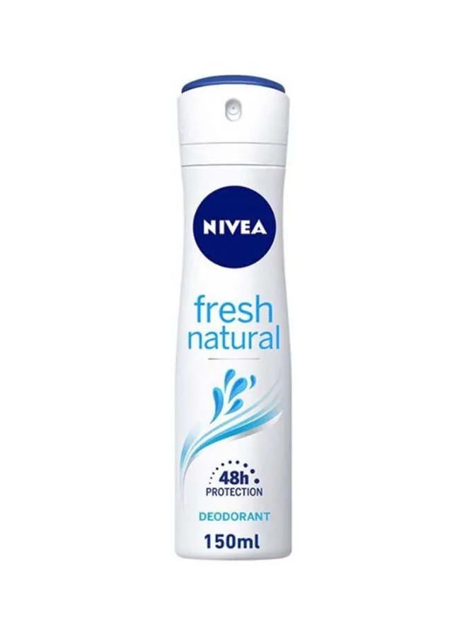 NIVEA Fresh Natural, Deodorant for Women, Ocean Extracts, Spray 150ml 150ml