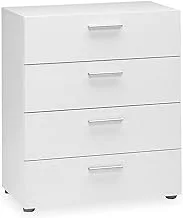 Pepe Chest 4 Drawers 4 Drawers By Tvilum, White, 70071 49