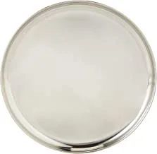 Raj Steel Thali Plate - 31 cm, CP0013 - Dinner Plate, Serving Plate, Mithai Plate, RICE PLATE