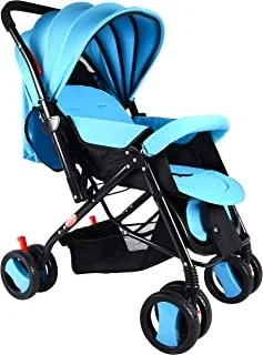 Baby Plus Bp7732 Baby Stroller With Canopy, Blue - Pack Of 1, Bp7732-Blue
