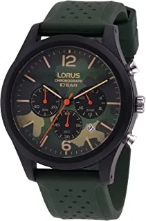 Lorus Analog Quartz Watch with Rubber Strap RT399HX9