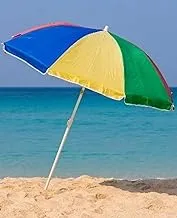 مظلة للرحلات والتخييم قابلة للطي - متعدد الالوان - مقاس 215 * 215 سم