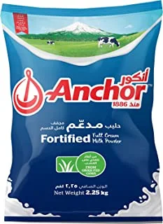 Anchor Full Cream Milk Powder Pouch, 2.25 Kg