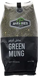 Al Fares Green Mung, 1000G - Pack of 1