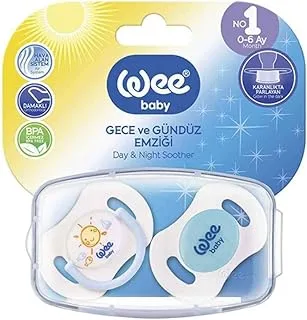Wee Baby Double Day and Night Soother, Pack of 1