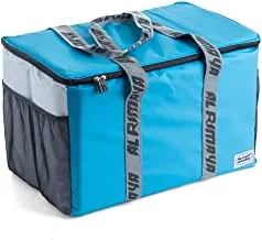 Al Rimaya Cooler Bag 470X290X310Mm  Blue+White (Pvc)