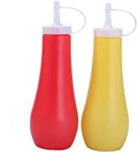 Lawazim condiment plastic squeeze container multicolour 360ml, 01-3050-04