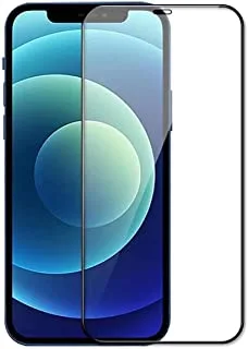 Al-HuTrusHi iPhone 12 واقي شاشة صغير ، خماسي الأبعاد من الزجاج المقوى الفاخر مضاد للخدش 0.33 مم 9H غشاء شاشة زجاجي شفاف