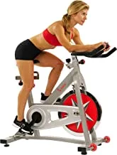 Sunny Health & Fitness Indoor Cycling Exercise Bike with Magnetic/Felt Resistance and Belt/Chain Drive