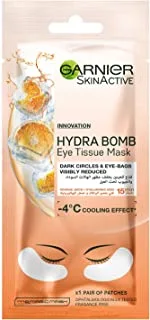 Garnier SkinActive Orange Juice Hydrating Eye Tissue Mask for Anti-dark circles 6g