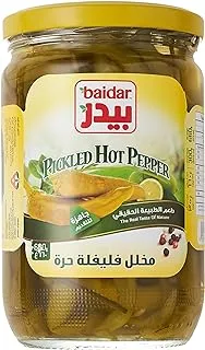 Baidar Pickled Green Pepper In Bottle, 660 G - Pack Of 1