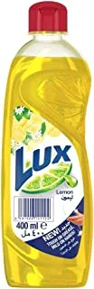 Lux Sunlight Progress Dishwash Liquid For Sparkling Clean Dishes, Lemon, Tough On Grease, Mild On Hands, 400Ml