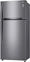 LG 506 Liter Freezer on Top Refrigerator with Touch Led Display| Model No LT19HBHSLN with 2 Years Warranty