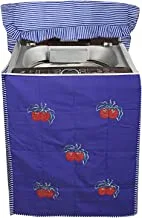 Kuber Industries Exclusive tometo Print Cotton Top Load Fully Automatic Washing Machine Cover (Blue)-KESH555