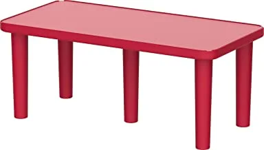 طاولة روضة الأطفال البلاستيكية المستطيلة من كوزموبلاست - أحمر