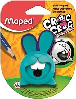Maped Croc Croc Bunny Innovation One Hole Pencil Sharpener Assorted Colours