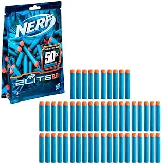 Nerf E9484 Refill Pack-Includes 50 Official 2.0 Darts, Compatible Elite Blasters