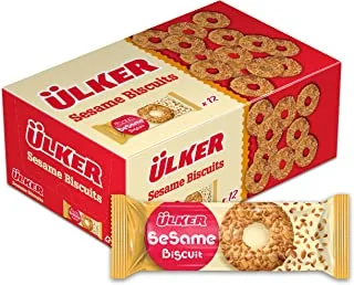 Ulker Sesame Biscuits, 12 X 58Gm, Pack Of 1