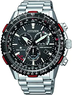 Citizen Mens Solar Powered Watch, Analog Display and Stainless Steel Strap