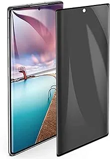 Al-HuTrusHi Galaxy Note 20 Ultra / Note 20 Ultra 5G واقي شاشة للخصوصية ، [منحني ثلاثي الأبعاد] [سهل التثبيت ، بدون فقاعات] غشاء زجاجي مقوى مضاد للتجسس 9H