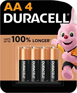 Duracell Type Aa Alkaline Batteries ,Pieces Of 4