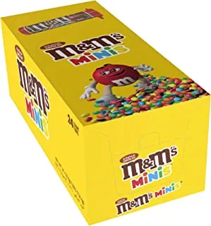 M&M's Minis Candy Tube, 30.6gx24 pcs - Pack of 1