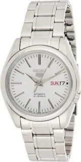 Seiko 5 Men White Dial Stainless Steel Automatic Watch - SNKl41J1