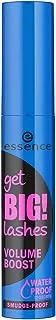 Essence Get Big Lashes Volume Boost Waterproof Mascara -Black, 49441