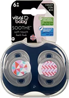 Vital Baby Soothe™ Soft Touch 6 Months+ (2Pk) - Girl