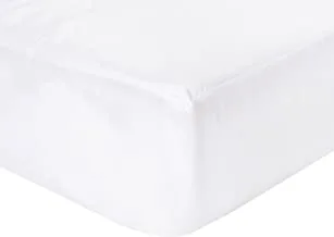 Ibed Home Cotton Waterproof Mattress Protector, Size 200X200+30 cm (White)
