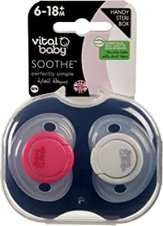 VitalBaby Vital Baby SOOTHE perfectly simple 6-18 months (2pk) - girl