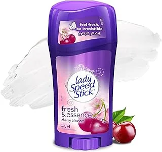 Lady Speed Stick Fresh Essence, Antiperspirant Deodorant, Cherry Blossom, 65G