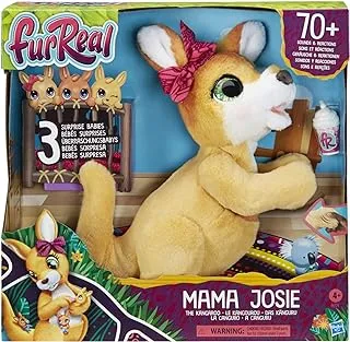 لعبة Furreal Mama Josie the Kangaroo التفاعلية للحيوانات الأليفة ، متعددة الألوان ، E67245L0