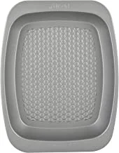 Prestige BakeMaster Carbon Steel 33 CM x 27 CM Roasting Pan| Non-Stick|Dishware Safe|Honey Comb Base- 57121-Grey