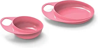 Nuvita Easyeating Smart Bowl And Dish, Pink