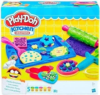 Hasbro Play-Doh Sweet Shoppe Cookie Creations Playset, B0307, Multicolor