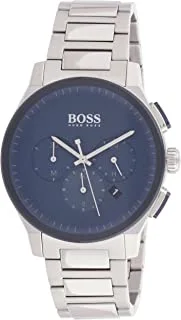 Hugo Boss Men's Black Dial Brown Leather Watch