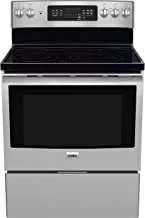 Mabe 141.5 Liter Freestanding 5 Burner Electric Range with Self-Clean Oven | Model No EML835NXF0 with 2 Years Warranty