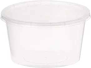 Microwavable Container W/Lid Round 450ml5Pcs Hsmmp400 Hotpack