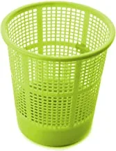 Kuber Industries Plastic Mesh Dustbin Garbage Bin, 5 Liters, Green