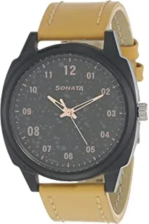 Sonata Volt+ Analog Black Dial Men's Watch NM77086PL01 / NL77086PL01