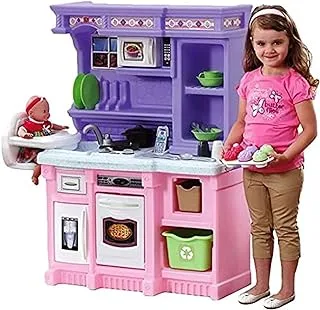 Step2 little bakers kitchen pretend play and dress-up toy [pink and purple, 825100]