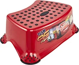 Keeeper Disney-Step Stool With Anti-Slip Function-Cars, Red