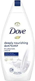 DOVE Deeply Nourishing Body Wash For instant soothing, Original, With no Sulfates or Parabens, 500ml