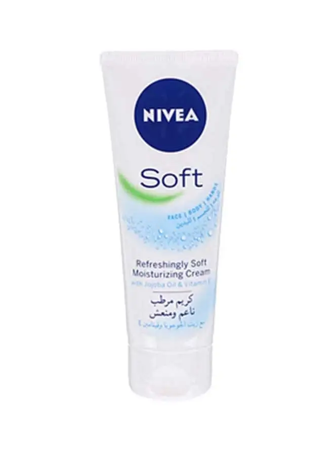 NIVEA Soft Refreshing And Moisturizing Cream, Tube 75ml