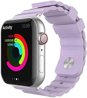 Ahastyle Rugged Design Premium Silicone Apple Watch Band 44mm - Lavender