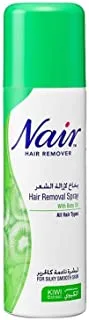 Nair Hair Removal Spray With Baby Oil - Kiwi Extract, 200 Ml