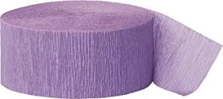 Unique Party 6330 - 24m Lavender Crepe Paper Party Streamer