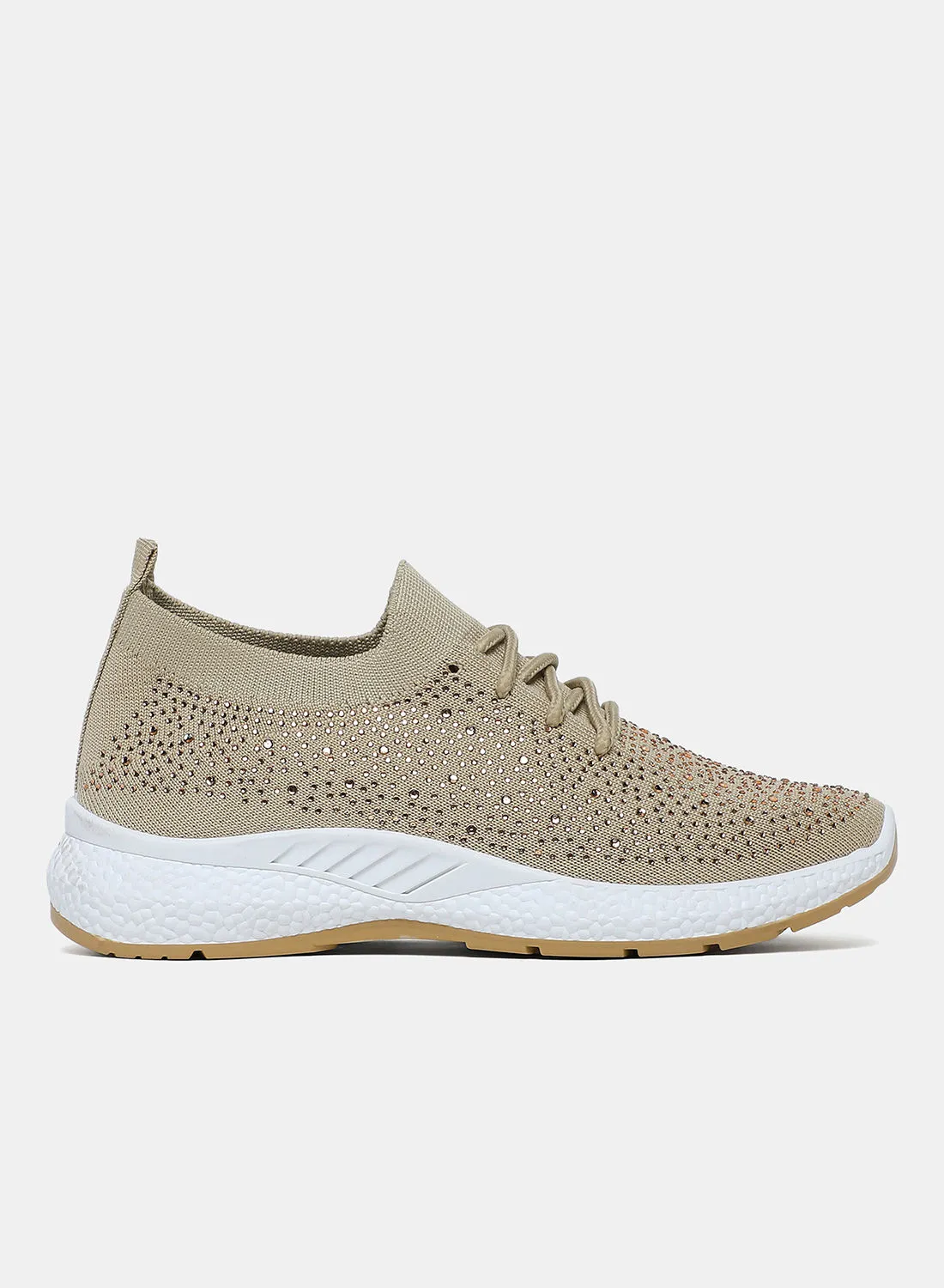 Athletiq Casual Low Top Sneakers Beige